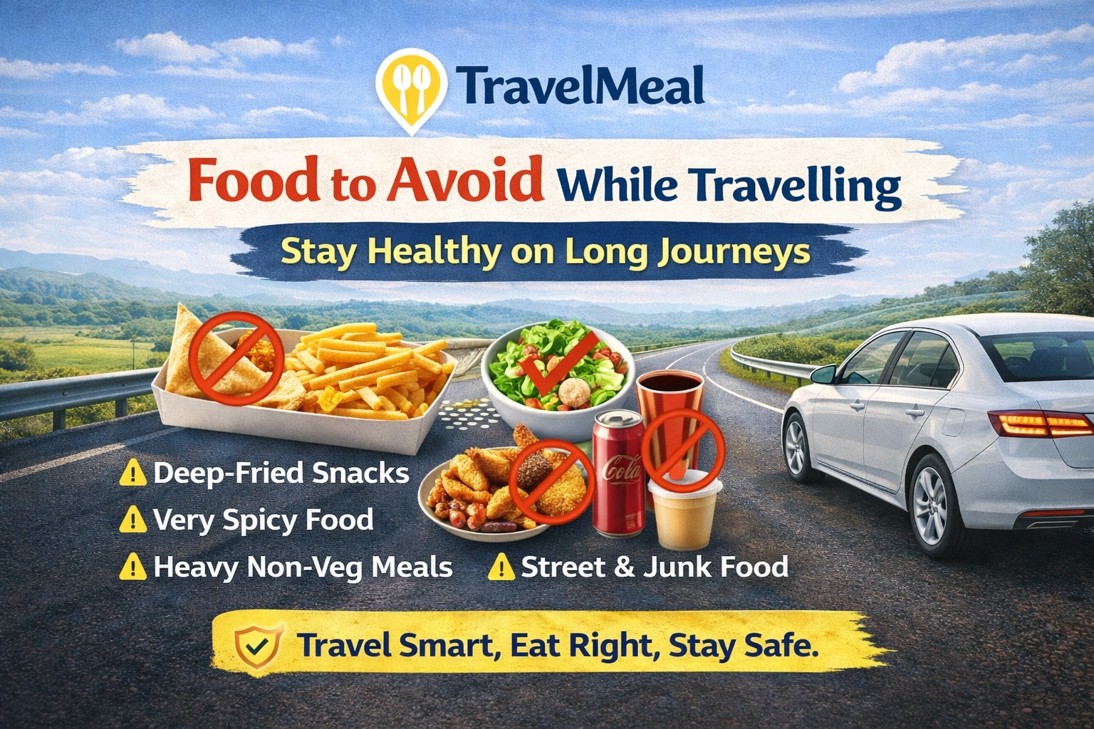 Read more about the article Food avoid while travelling